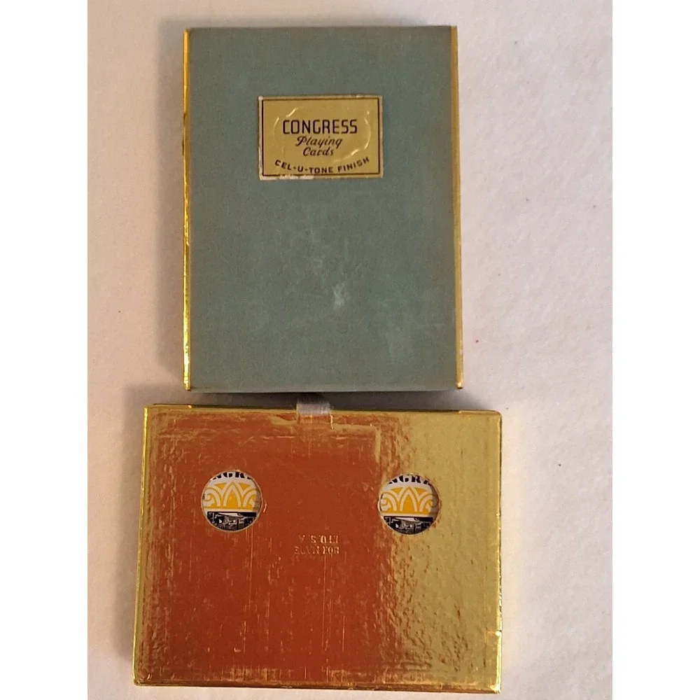 Vintage Bridge Party Set, 3 Double Decks(Complete)3Tallies(New) And 4 Score Pads